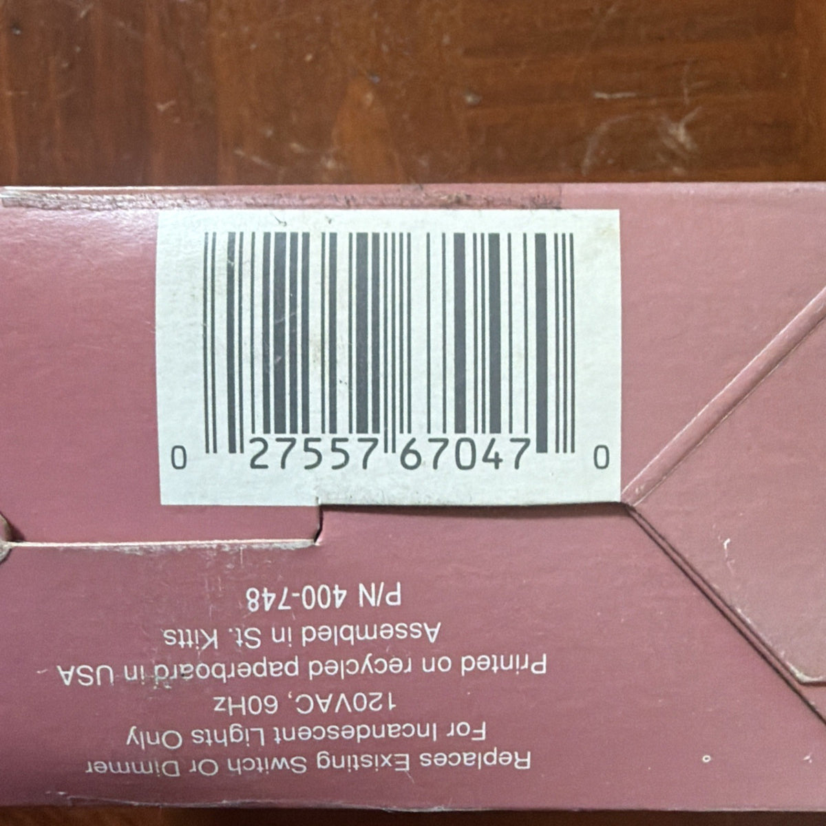 Lutron Toggler AY-10P-WH 1000W Single Pole Incandescent Dimmer Switch White