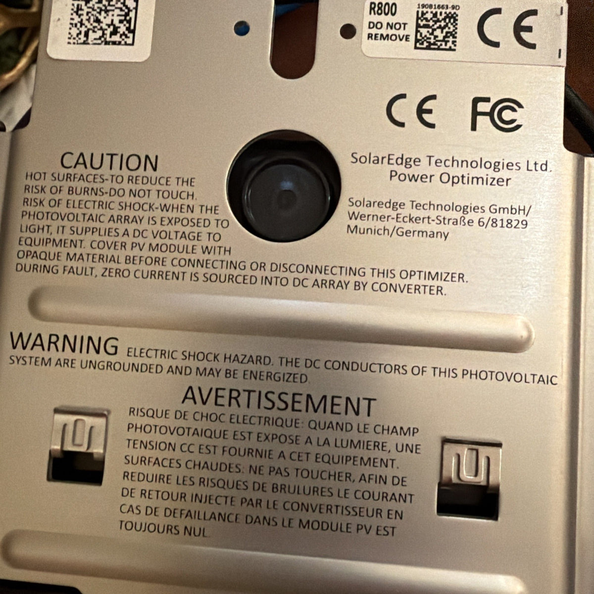 SolarEdge P950 Commercial Power Optimizer R800 Series - Open Box