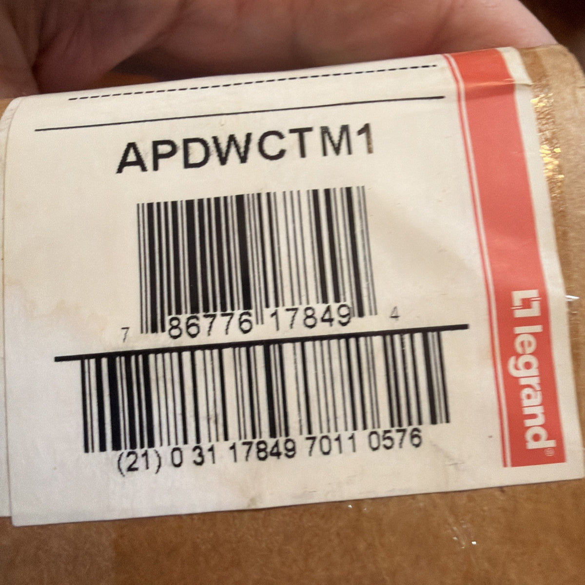 Legrand Adorne APDWCTM1 Under-Cabinet Modular Track Direct Wire Titanium