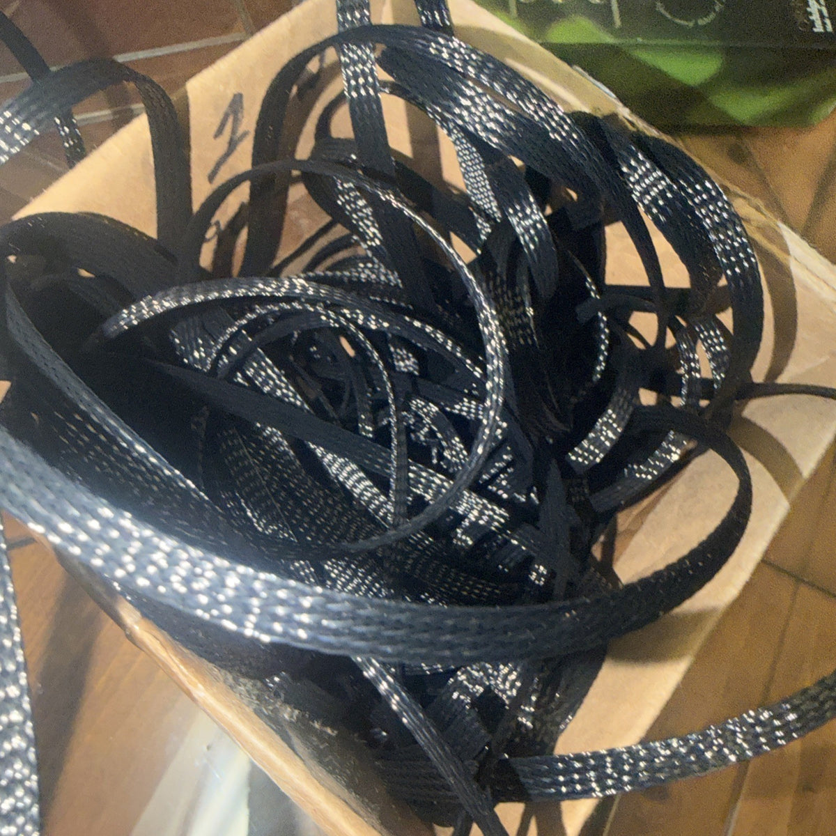 SL41702 Black Cable Sleeving Sheathing Roll