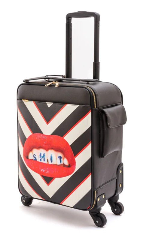 Seletti Toiletpaper Travel Trolley Suitcase - Price Is Right Miami