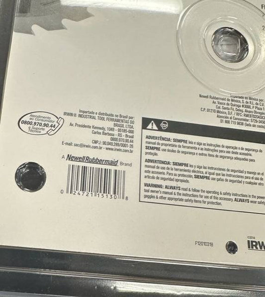 IRWIN 7-1/4-in 184 mm 24-Tooth Saw Blade - Price Is Right Miami