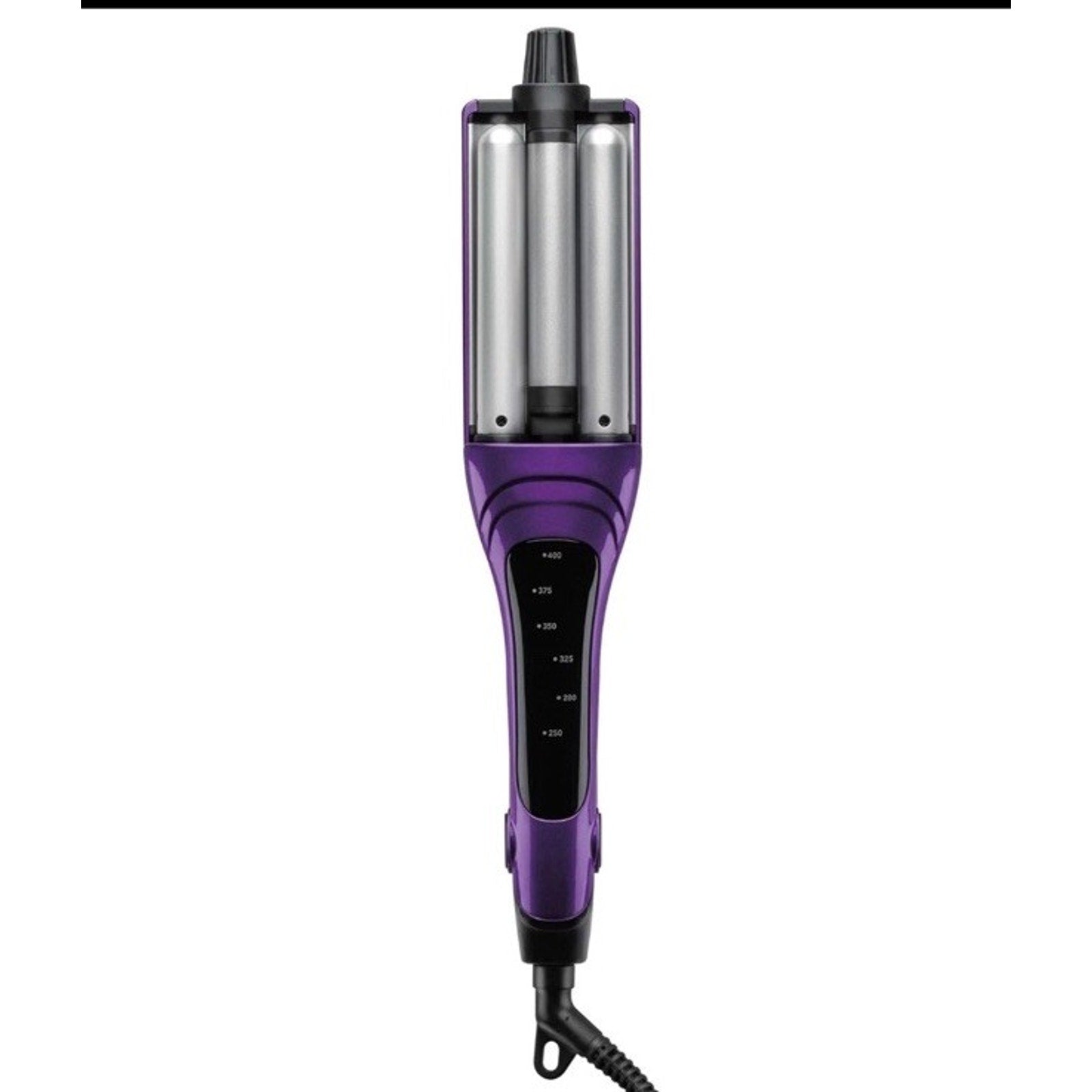 Bed Head A Wave We Go Tourmaline Ceramic Adjustable Hair Waver Iron BH336 in purple with digital temperature controls