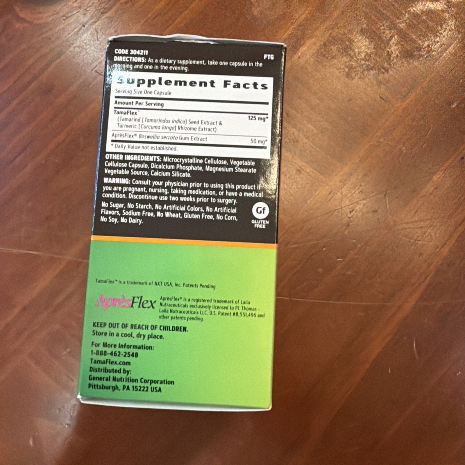 GNC Tamaflex Fast Acting Proven Joint Support 30 Day Supply, 60 cap Exp 10/27 — Image 3