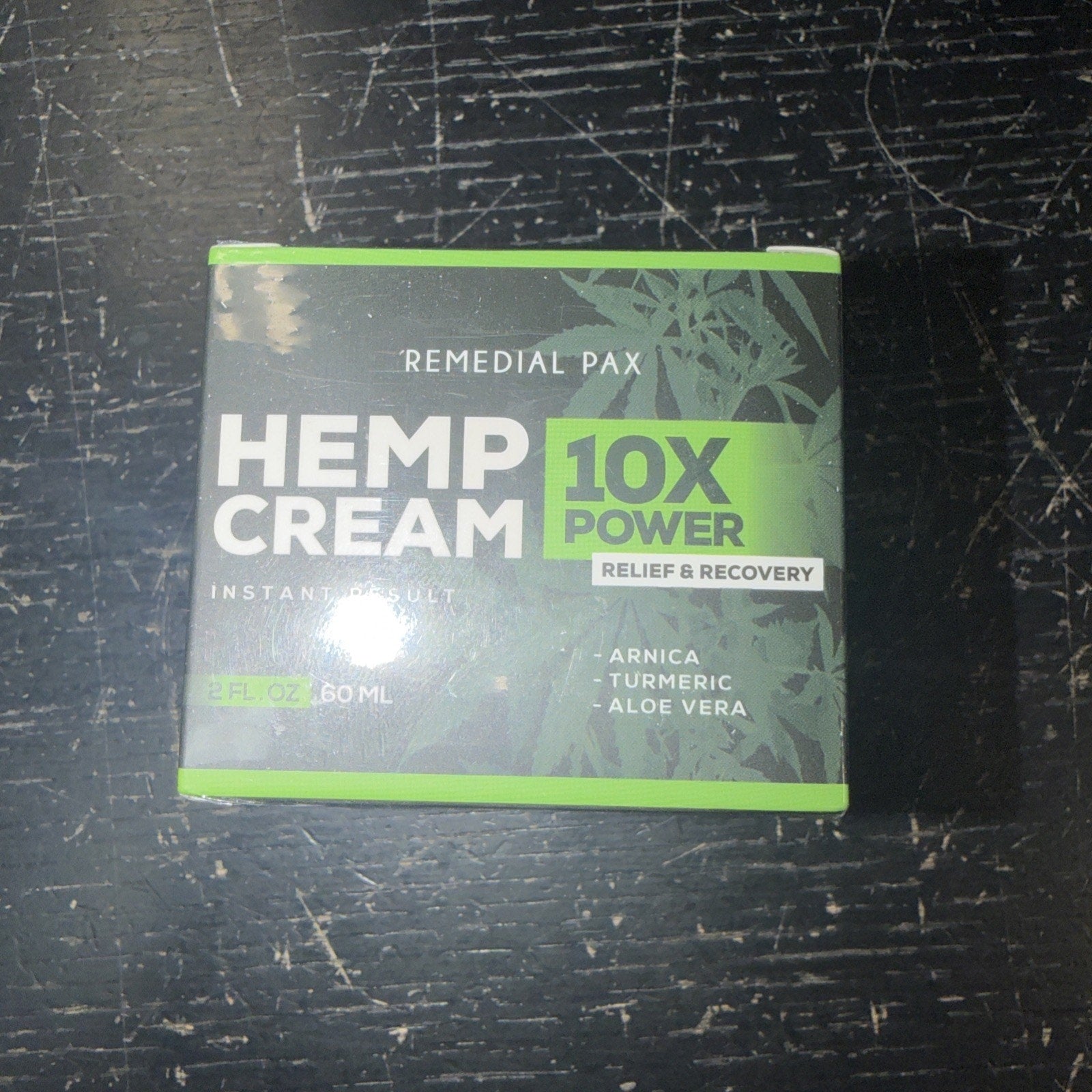 Remedial Pax Hemp Cream 10x Power with Aloe Vera, Turmeric & Arnica, 60ml — Exp 3/2028
