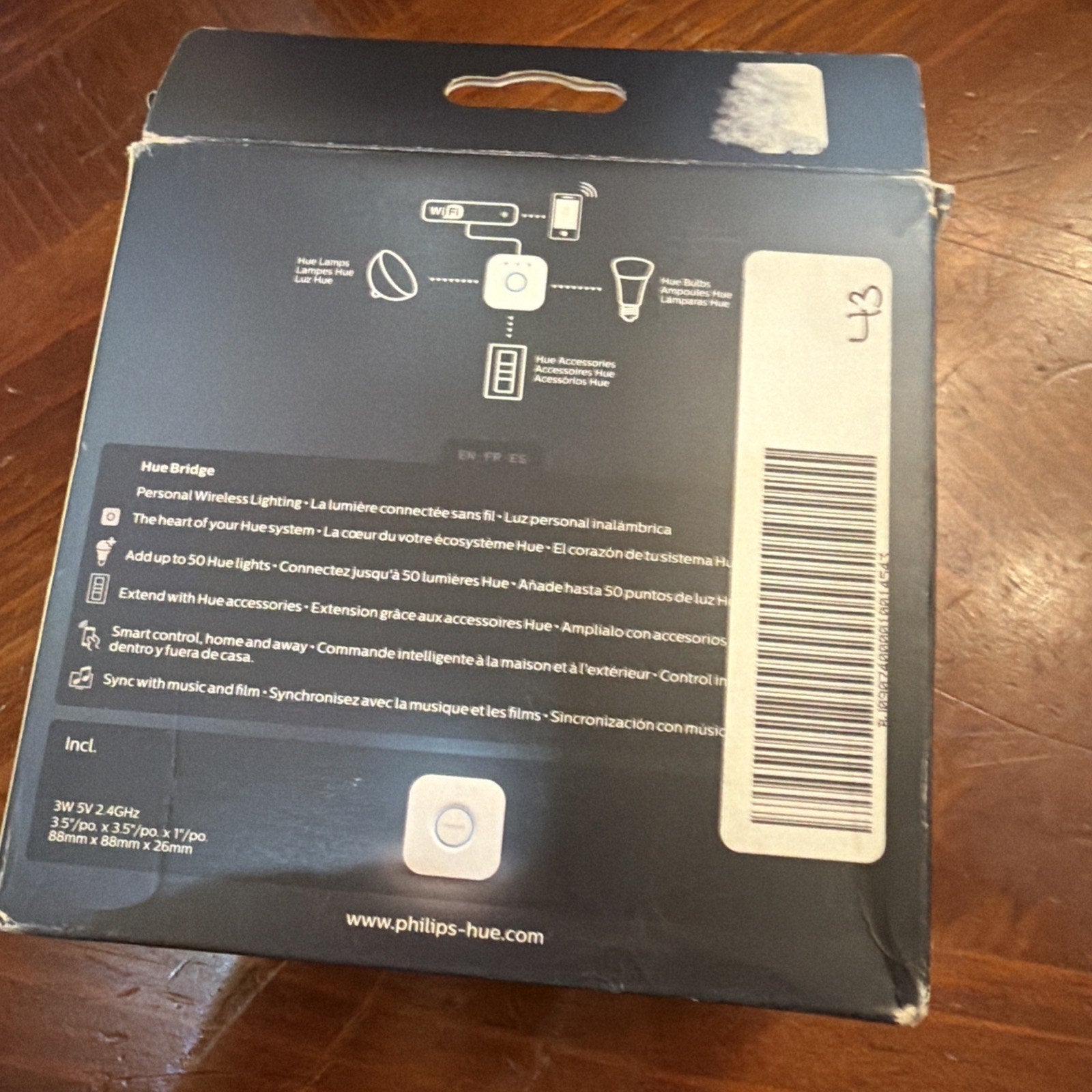 Philips Hue Bridge (3rd Generation) Lighting Controller Hub - White — Image 3