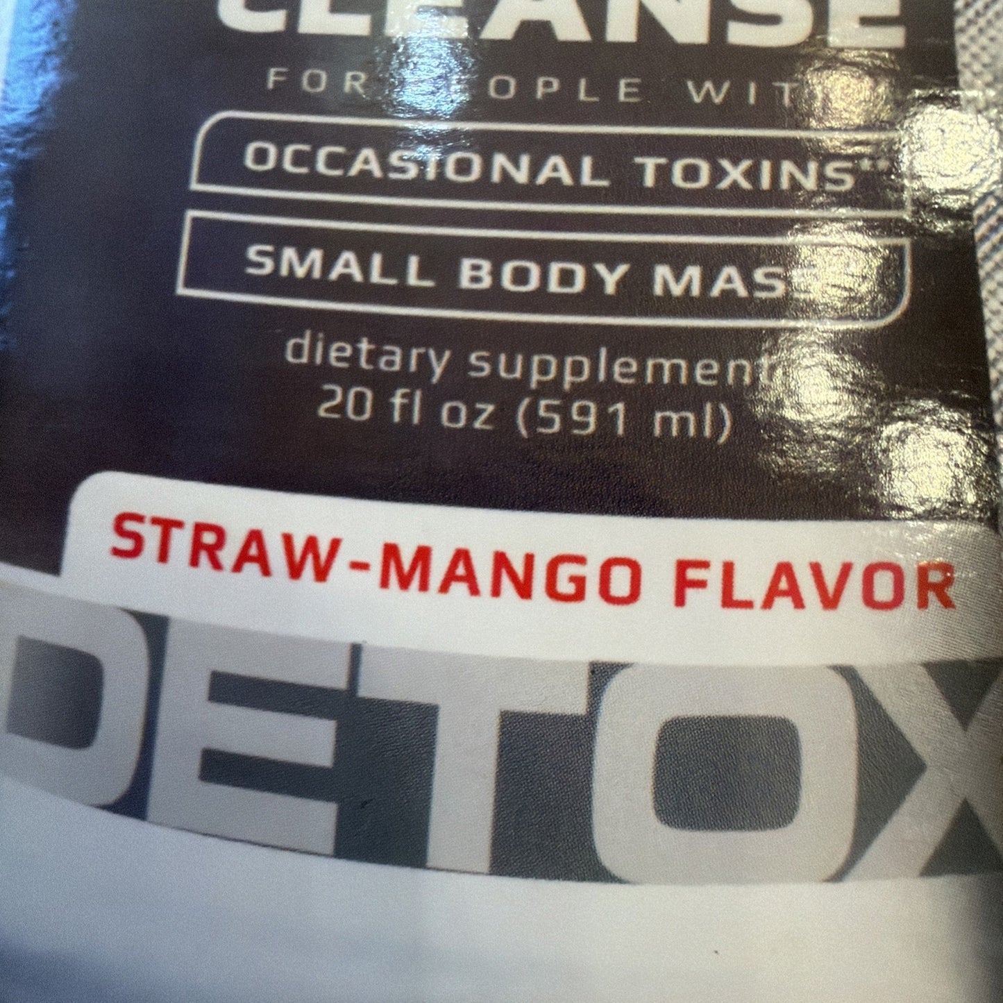 Herbal Clean QCarbo Clear 20 Detox - straw-mango - 20oz Sealed — Image 4