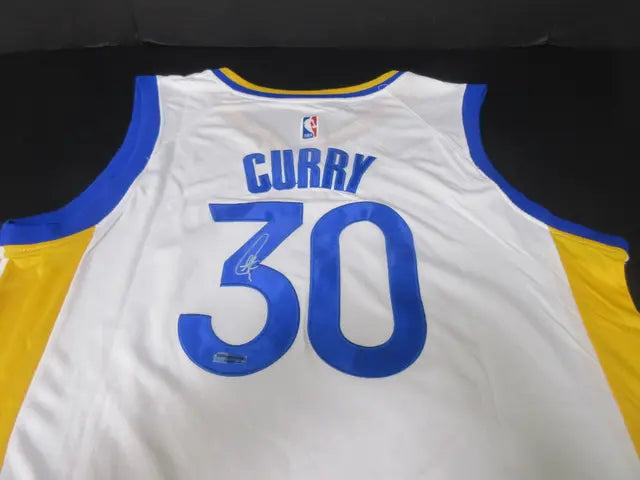 Stephen Curry Signed  Golden State Warriors Jersey GAA COA