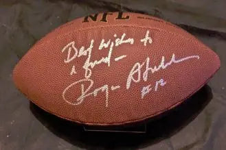 Roger Staubach Signed NFL Football with COA