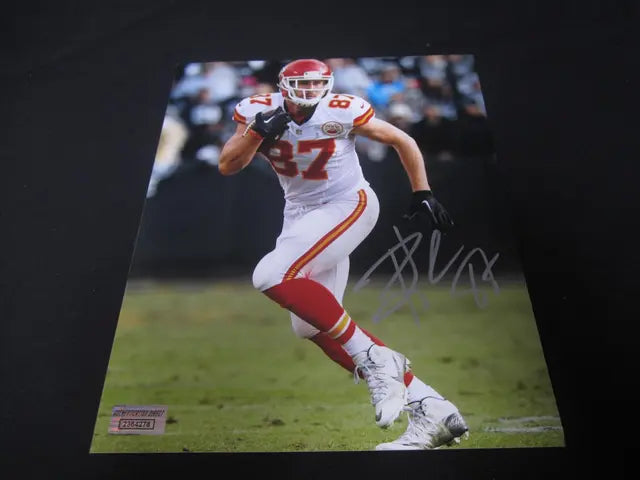 Travis Kelce Kansas city Chiefs #87 Signed 8x10 Photo Direct COA