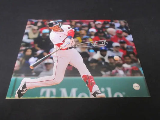 RED SOX TREVOR STORY SIGNED 8X10 PHOTO COA