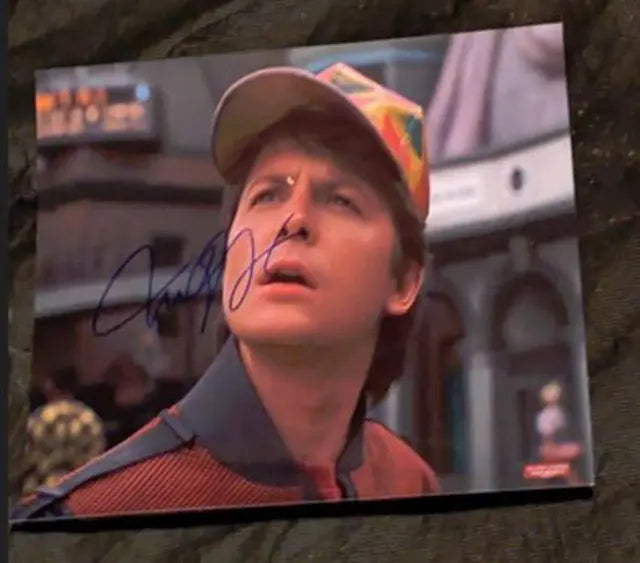 Michael J Fox autographed 8x10 photo with coa