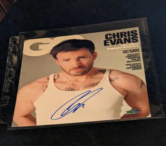 Chris Evans autographed 8x10 photo with coa