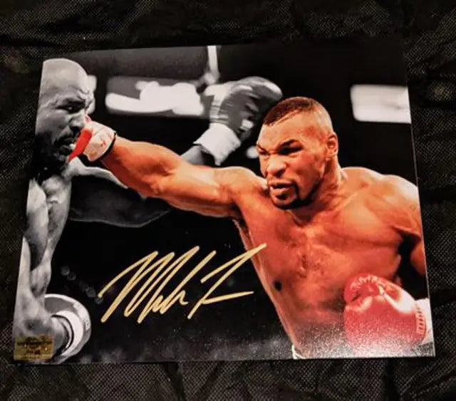 Mike Tyson Signed 8x10 Photo EUA COA 111188