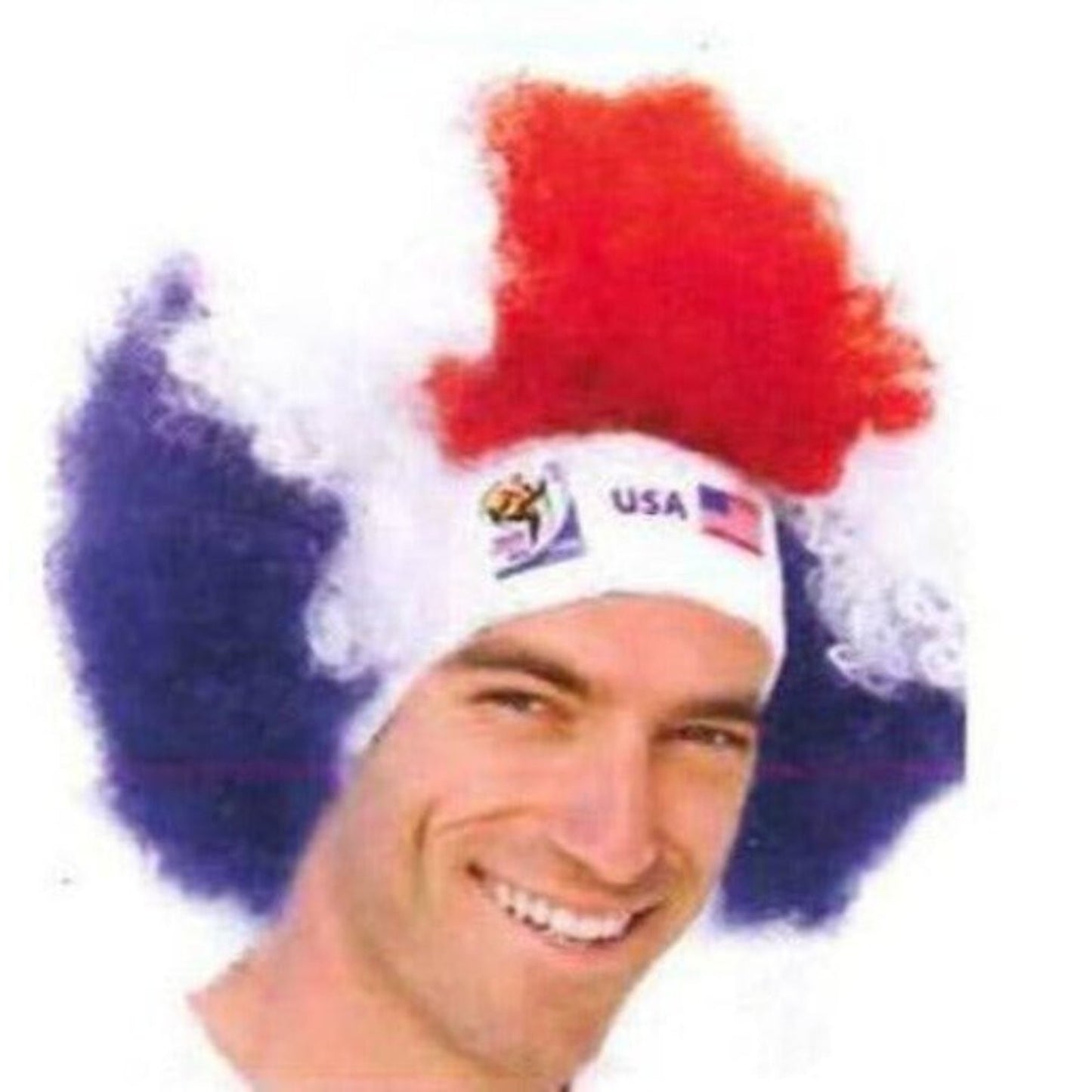 Germany World Cup Soccer Afro Wig 25-Count Case Pack – Official FIFA Licensed Retro Fan Gear