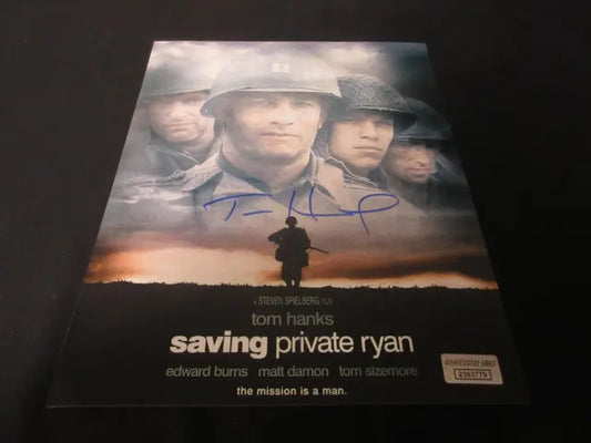 TOM HANKS SIGNED Saving Private Ryan 8x10 Photo WITH COA