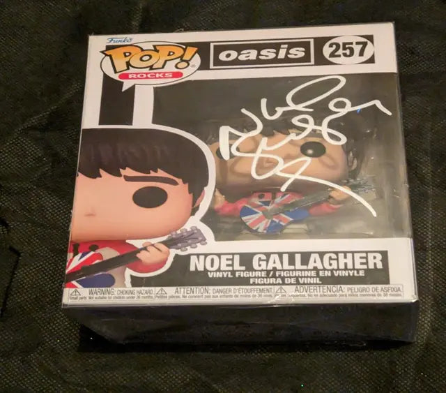 Noel Gallagher autographed Funko pop figure with COA 137423