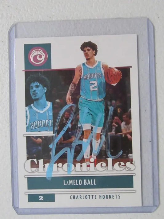 LAMELO BALL SIGNED CARD No COA