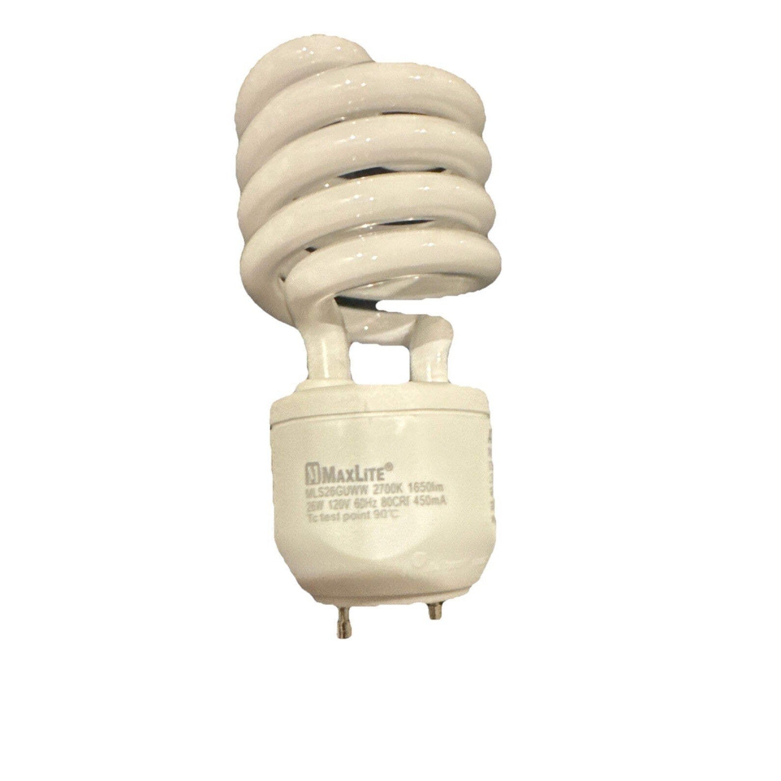 MaxLite SpiraMax GU24 26W CFL Bulb MLS26GUWW 100W Replacement Warm White — Image 4