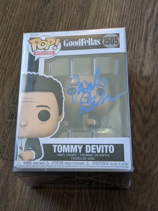 Joe Pesci autographed funko pop Tommy Devito #1505  figure with coa