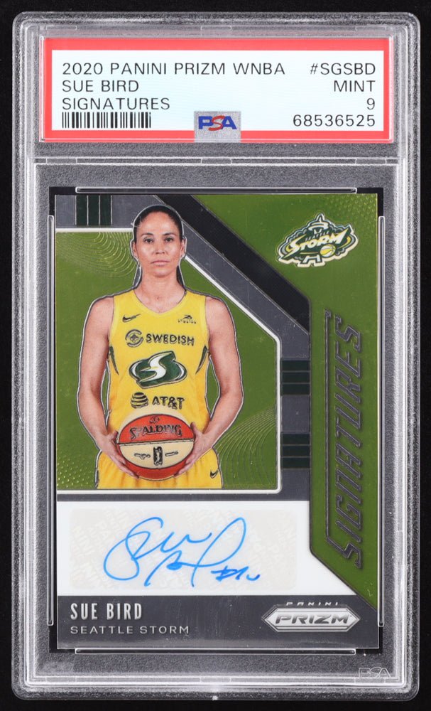 Sue Bird 2020 Panini Prizm WNBA Signatures #30 (PSA 9), Sports Card (view 2)