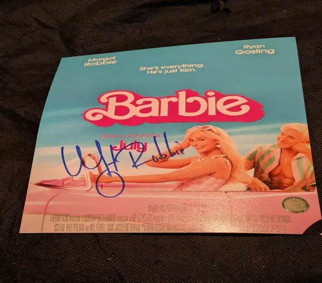 Margot Robbie Signed 8x10 Barbie Photo with coa