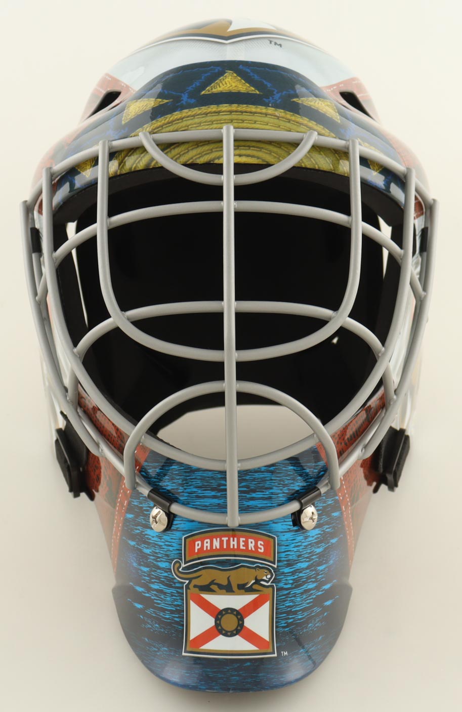 Sergei Bobrovsky Signed Panthers Full-Size Hockey Helmet (JSA) JSA Witnessed