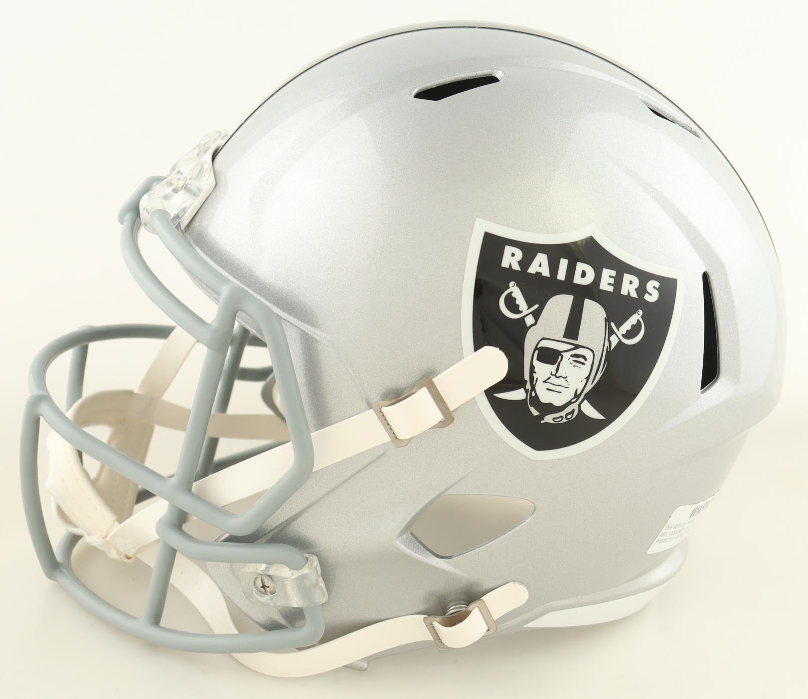Bo Jackson Signed Raiders Full-Size Speed Helmet (Beckett) Beckett Witnessed
