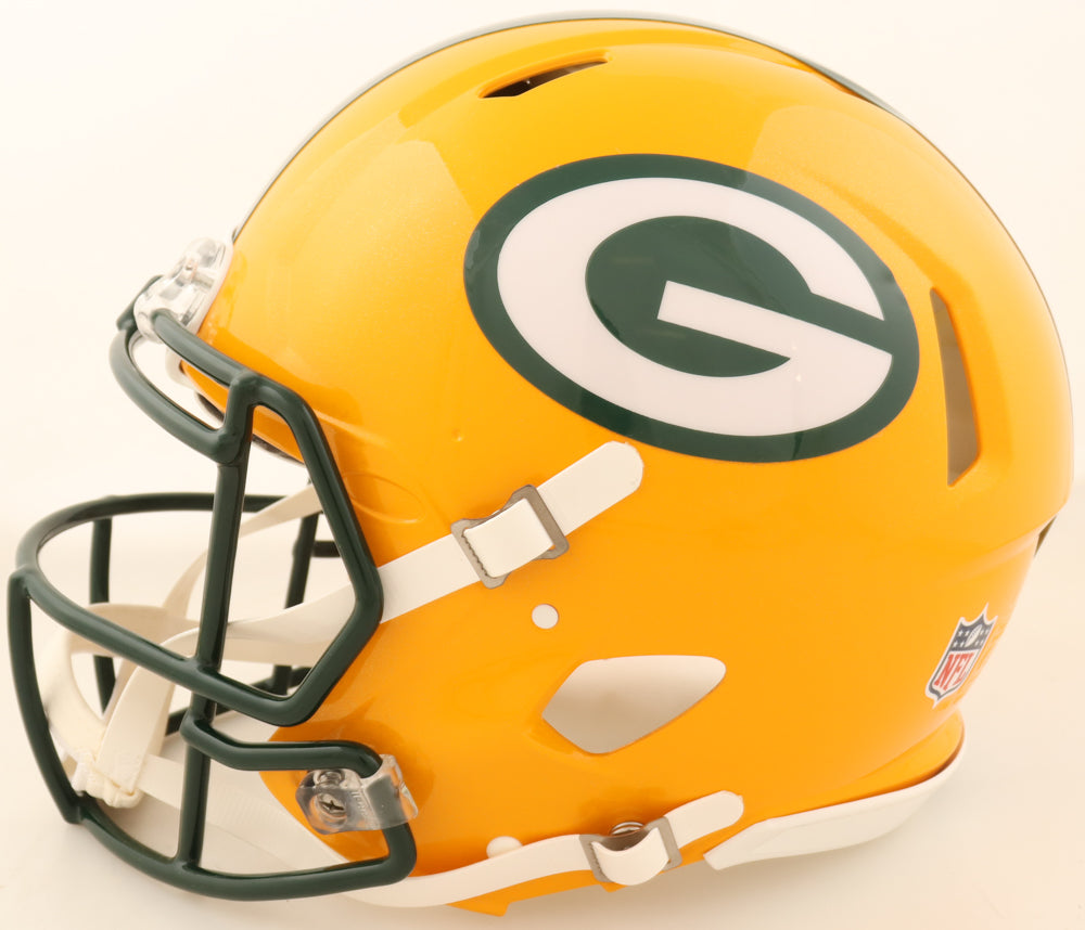 Brett Favre Signed Packers Full-Size Authentic On-Field Speed Helmet (Beckett) Beckett Witnessed