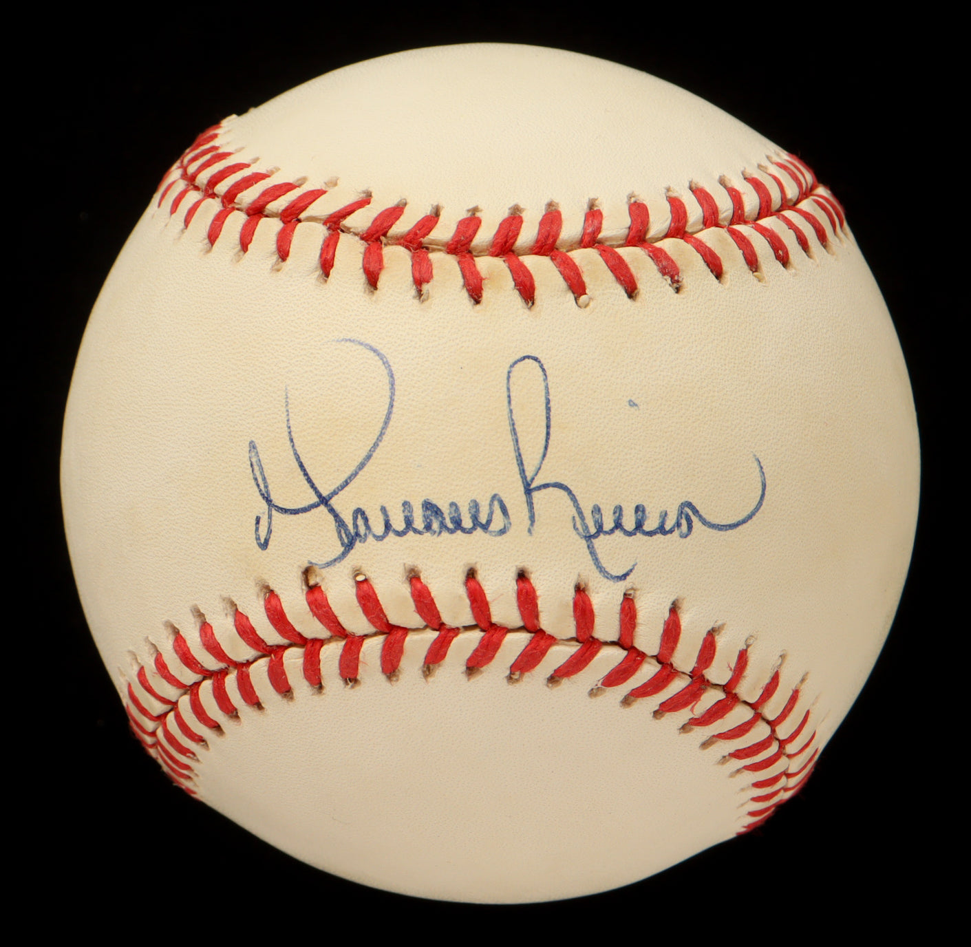 Mariano Rivera Signed OAL Baseball With Wood Base Display Case (PSA)