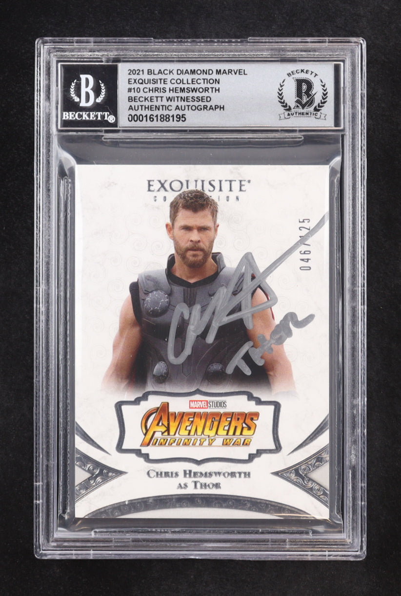 Chris Hemsworth Signed 2021 Inscribed 