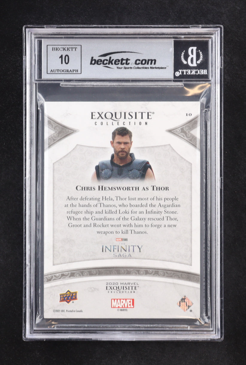 Chris Hemsworth Signed 2021 Inscribed 