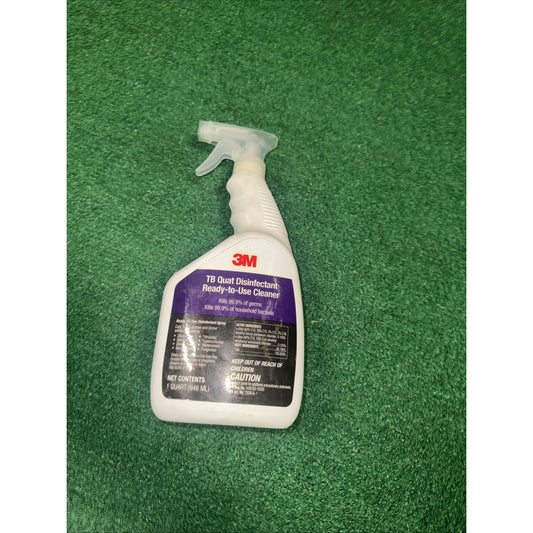 3M TB Quat 1-Step Lemon Scent Disinfectant spray bottle for all surfaces with ready-to-use cleaner label visible