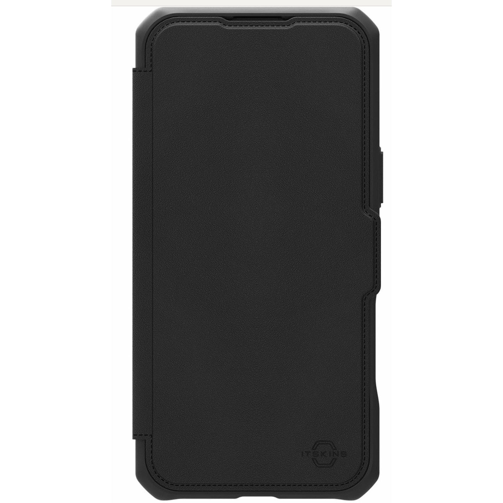ITSKINS Hybrid R Folio Protective Phone Case in black for iPhone 17 Pro with textured finish and brand logo