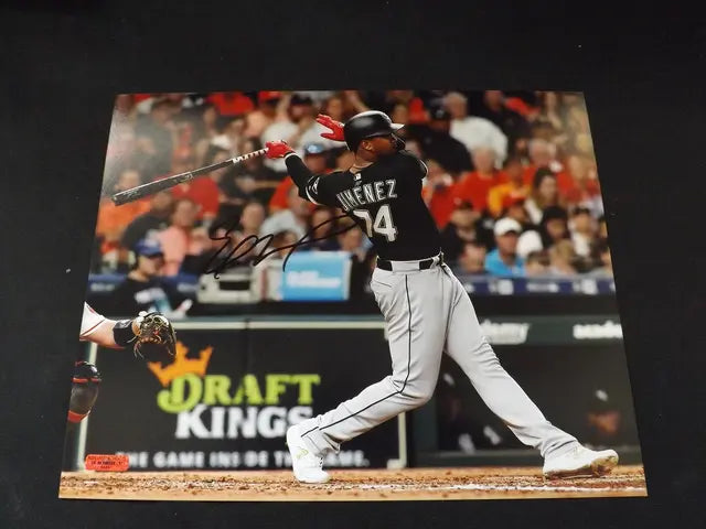 ELOY JIMENEZ SIGNED 8X10 PHOTO WHITE SOX COA