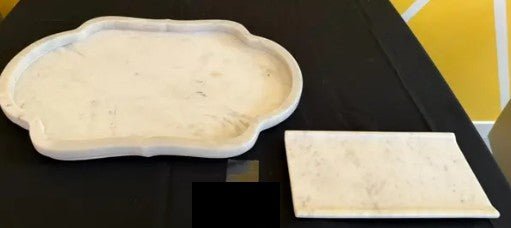 Zodax Marble Trays, Set of 2, Home Decor