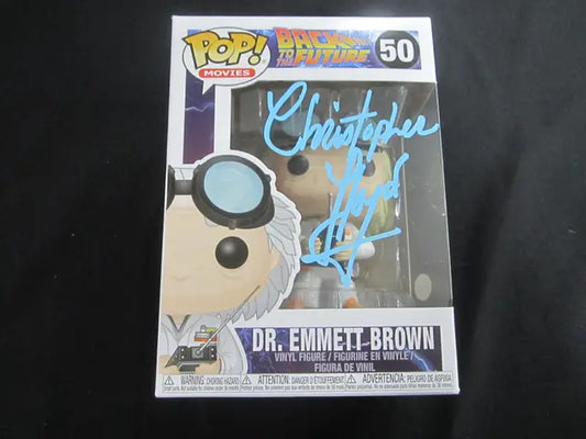 Christopher Lloyd "Back to the Future" Dr. Emmett Brown Signed Funko Pop #59 w COA 436014