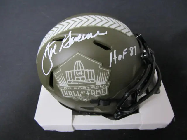 Joe Green Signed HOF Mini Helmet Direct COA