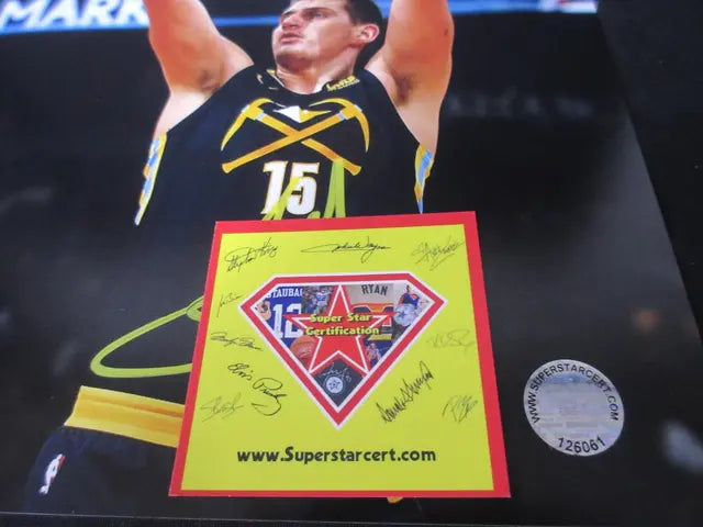 Nikola Jokic Signed 8x10 Photo SSC COA