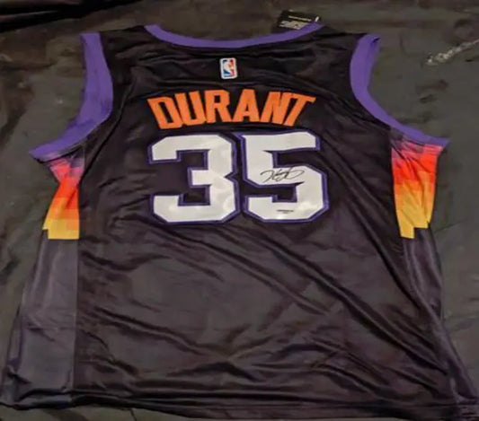 Kevin Durant autographed jersey with coa