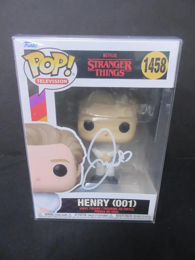 Jamie Campbell Signed Funko Pop Heritage COA