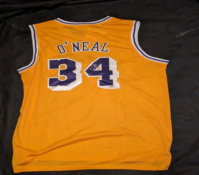 Shaquille O'neal autographed jersey with coa