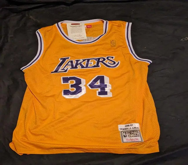 Shaquille O'neal autographed jersey with coa