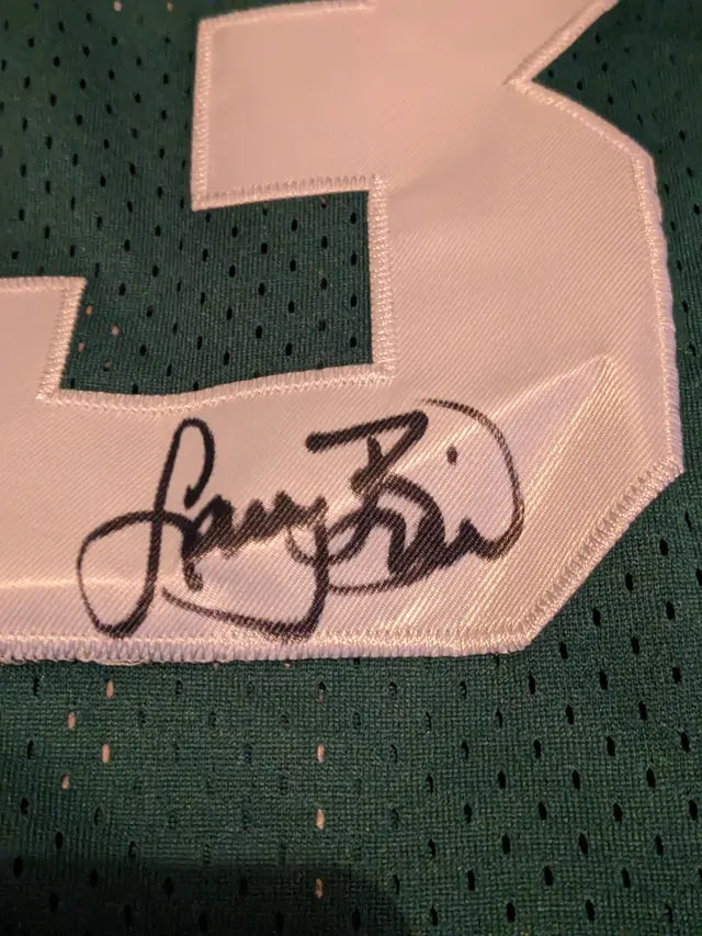 Larry Bird autographed jersey with coa