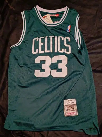 Larry Bird autographed jersey with coa