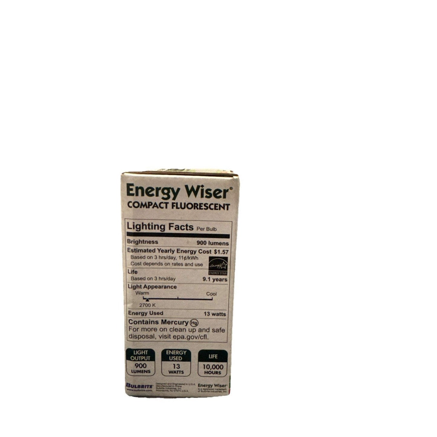 Energy Wiser GU24 CFL Bulb 13W (60W Eq) Warm White 2700K Spiral, Set of 6 — Image 3