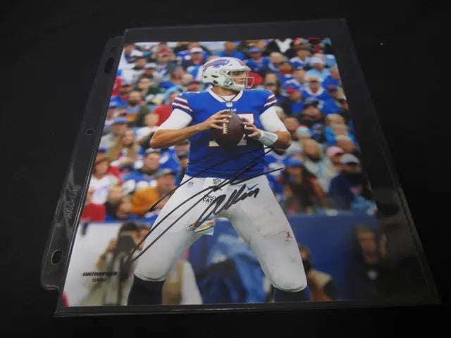 Josh Allen Signed Buffalo Bills 8x10 Photo GAA COA