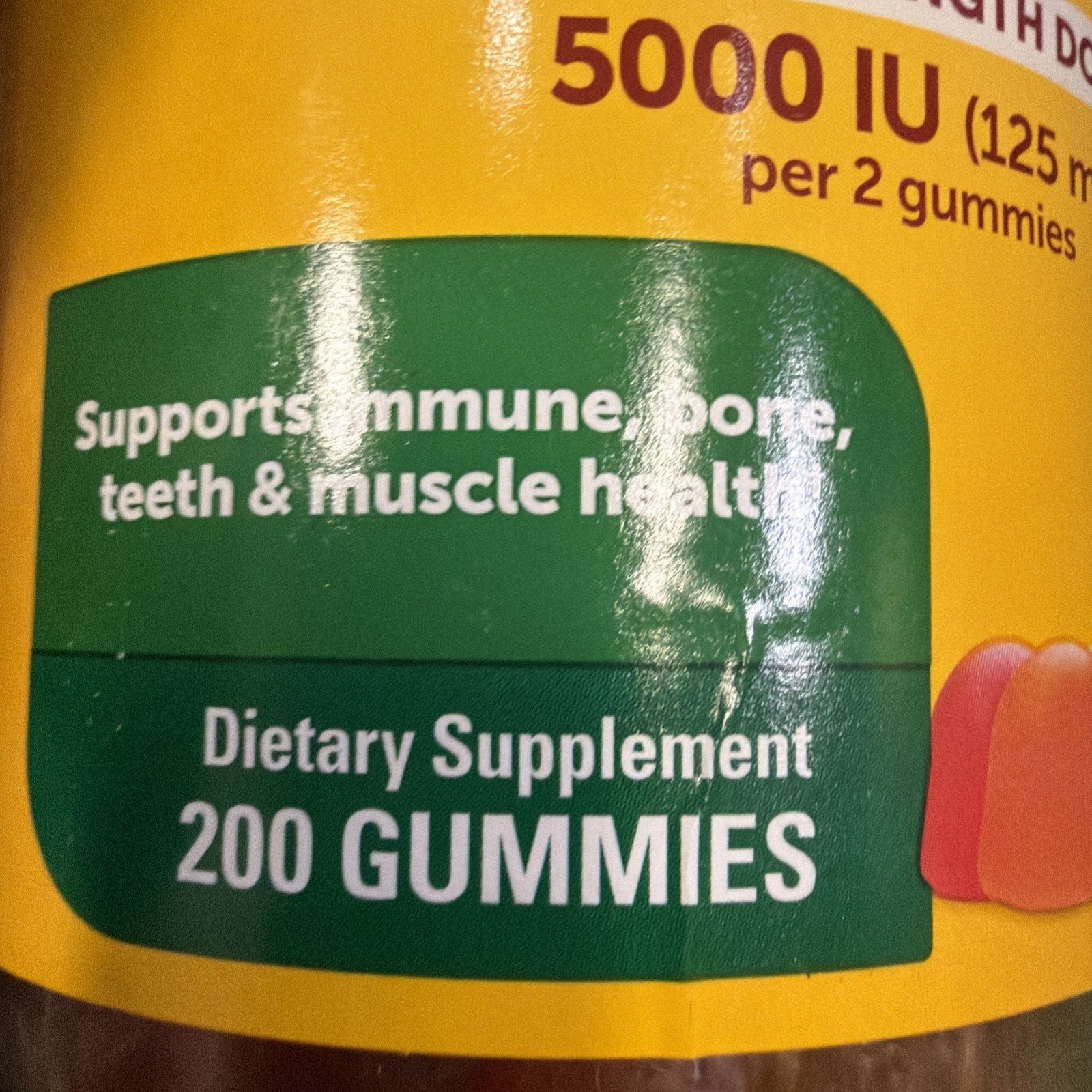 Nature Made D3 5000 IU 200 Gummies Exp. 05/2026