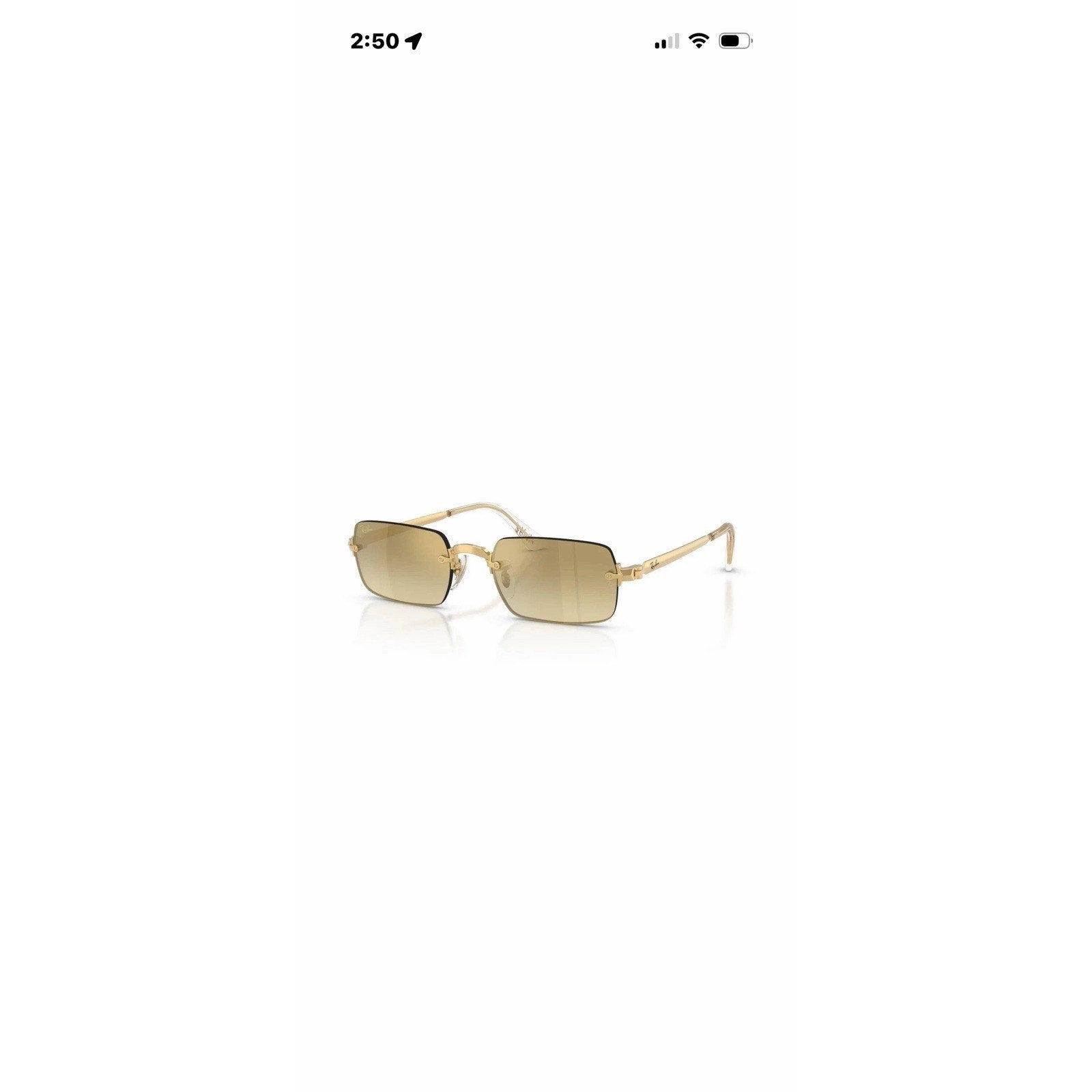 Ray Ban Sunglasses RB3928 001/7I ARISTA GOLD/BROWN MIRROR GOLD GRAD LENS 54M