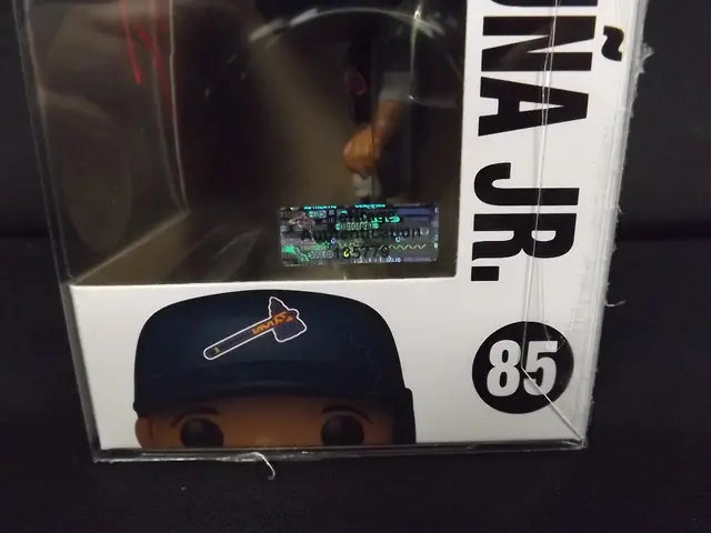 RONALD ACUNA JR BRAVES SIGNED FUNKO POP 85 COA